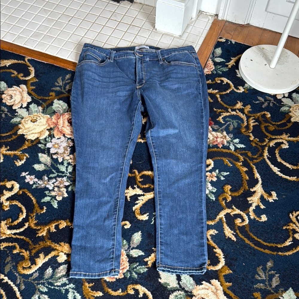 Crown & Ivy plus size Skinny Ankle Jeans- worn about 5-6 times. Very good shape